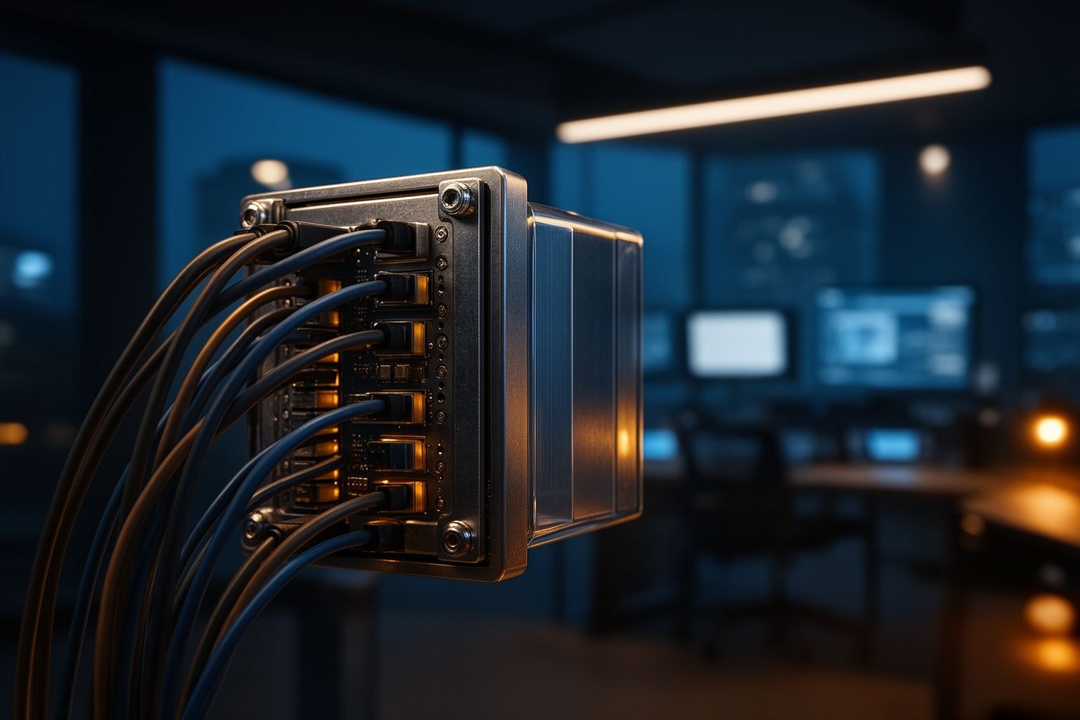 Illustrazione editoriale generata con AI per Microsoft Defender ISOC: un SOC integrato per l'era degli agenti AI
