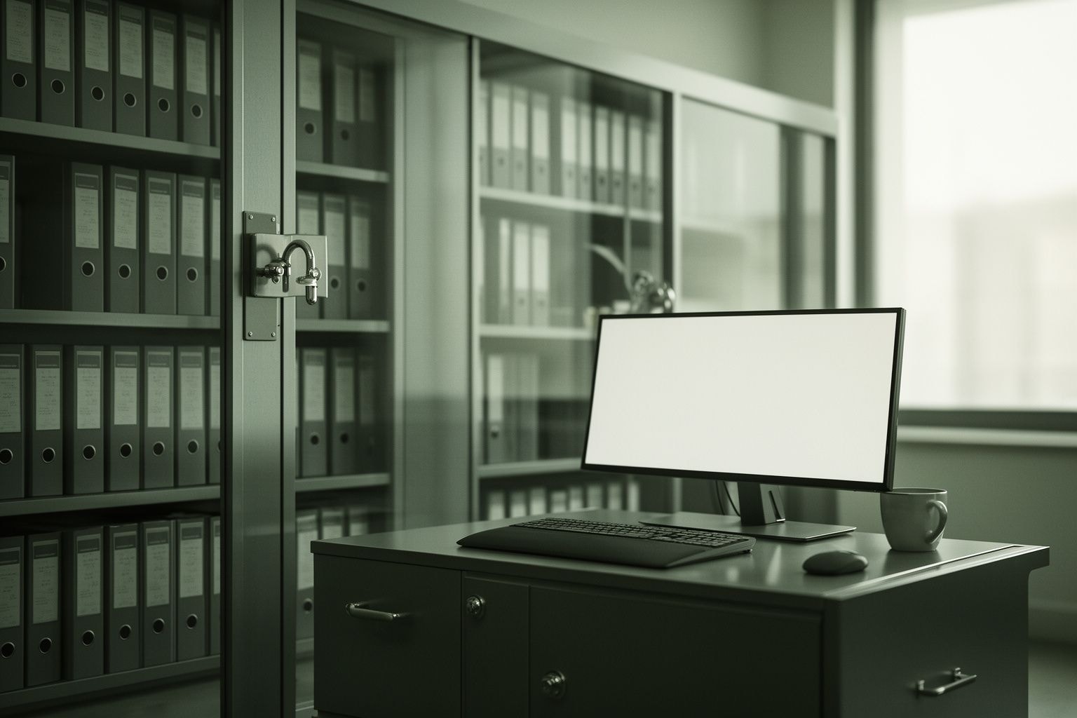 Illustrazione editoriale generata con AI per Frontline Education: violazione dati espone i dipendenti dei distretti scolastici