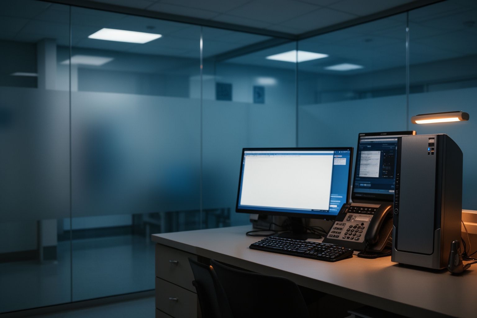 Illustrazione editoriale generata con AI per Senato USA approva legge sulla cybersecurity sanitaria dopo il caso Change Healthcare