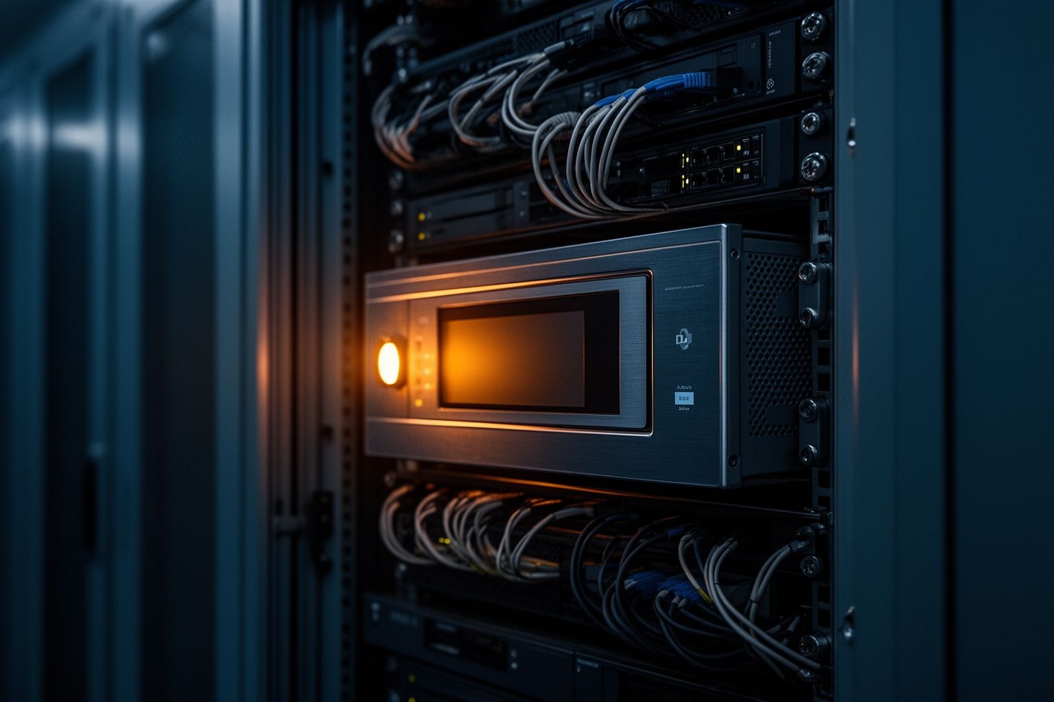 Illustrazione editoriale generata con AI per Warlock: il ransomware colpisce utility idriche e telecomunicazioni via SharePoint