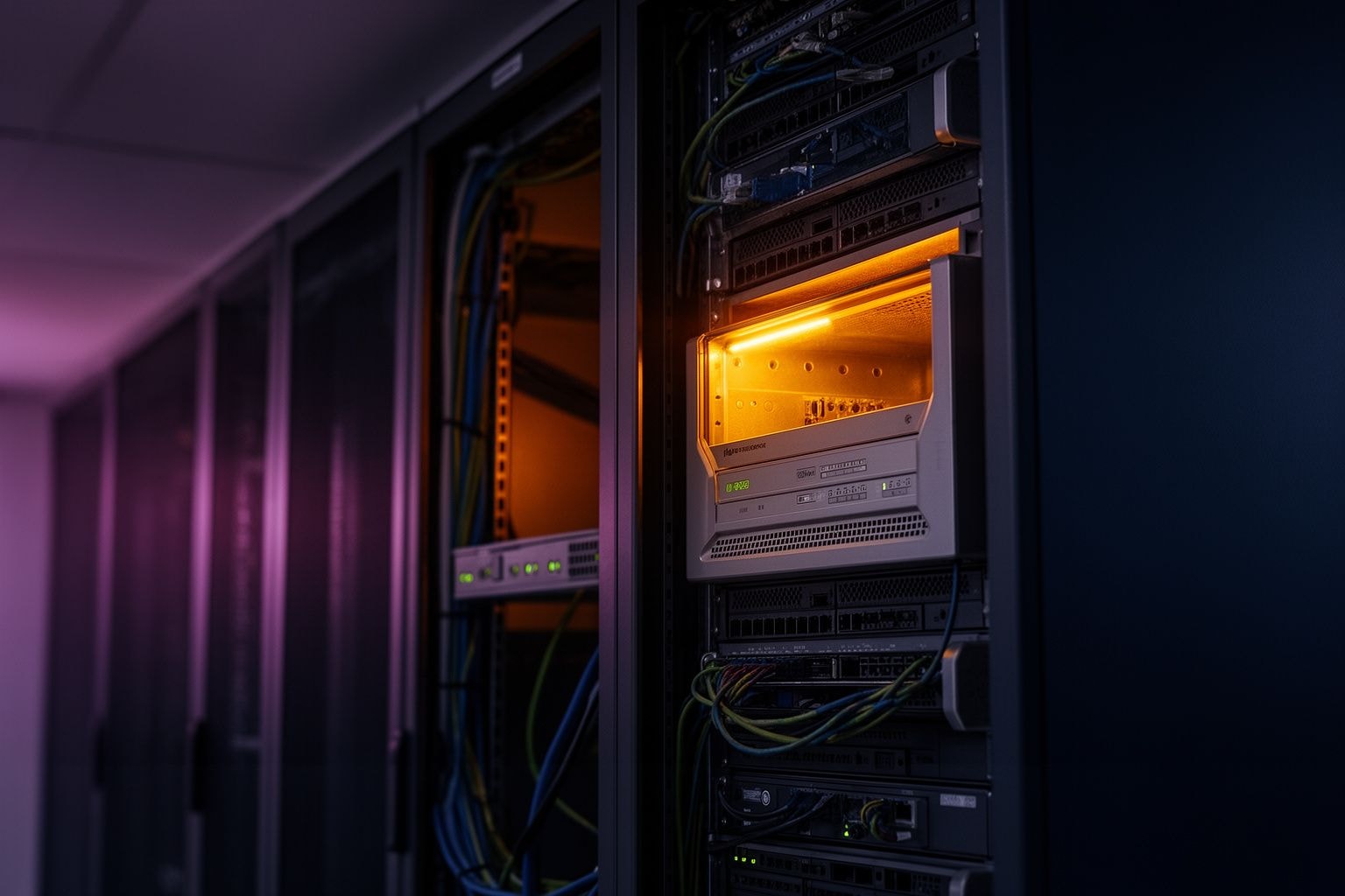 Illustrazione editoriale generata con AI per Warlock: ransomware cinese colpisce infrastrutture critiche via SharePoint non aggiornato