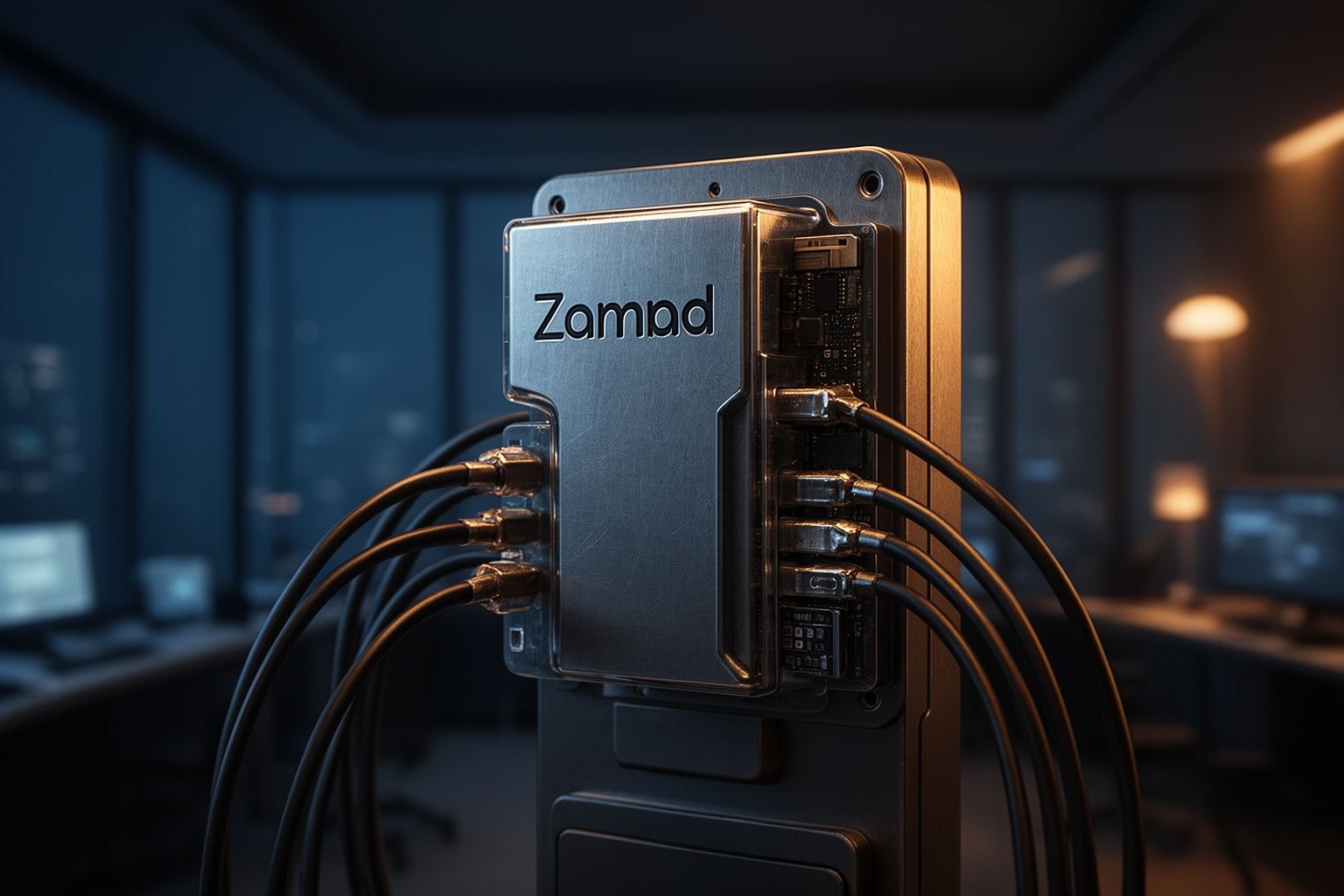 Illustrazione editoriale generata con AI per Zammad: due zero-day sfruttate da un agente AI per violare la rete del DIVD